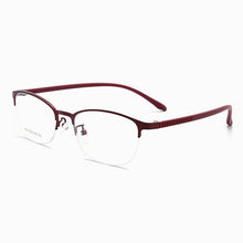 Load image into Gallery viewer, Metal Glasses Frame Half  Rim Full Rim Nearsighted Spectacles with Spring Hinges Selling Women Style