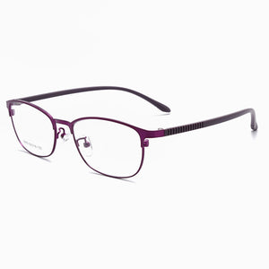 Metal Glasses Frame Half  Rim Full Rim Nearsighted Spectacles with Spring Hinges Selling Women Style