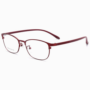 Metal Glasses Frame Half  Rim Full Rim Nearsighted Spectacles with Spring Hinges Selling Women Style