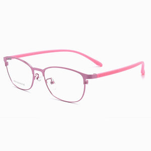Metal Glasses Frame Half  Rim Full Rim Nearsighted Spectacles with Spring Hinges Selling Women Style