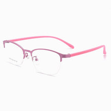 Load image into Gallery viewer, Metal Glasses Frame Half  Rim Full Rim Nearsighted Spectacles with Spring Hinges Selling Women Style