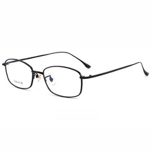 Load image into Gallery viewer, Pure Titanium Frame Eyewear Men and Women Style Full Rim Rectangle Spectacles with Spring Hinges