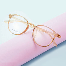 Load image into Gallery viewer, Retro Round Ultralight Plastic Frame Glasses Men and Women Style Full Rim Myopia Spectacles Selling