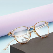Load image into Gallery viewer, Retro Round Ultralight Plastic Frame Glasses Men and Women Style Full Rim Myopia Spectacles Selling