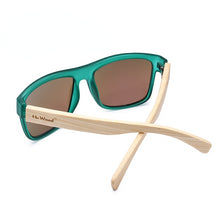 Load image into Gallery viewer, Sea Gradient Shades Sunglasses for Men Bamboo Sunglasses Red UV400 Lenses Driving marcas famosas