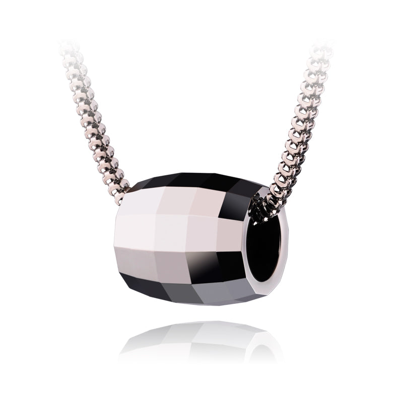 New Arrival Silver Tones 857 Tungsten Carbide Pendants Facte Design With 316L Stainless Steel Necklace For Man or Woman