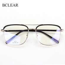 Load image into Gallery viewer, Vintage Eyebrows Big Square Glasses Frames Men Women Brand Designer Double Bridge Optical Eyeglasses  Eyewear