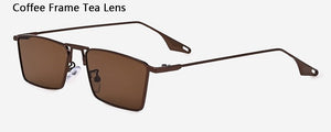 Arrive Metal Sunglasses for Women Men Rectangle Long Legs Popular Dark Glasses Driving Travel Fishing Spectacles