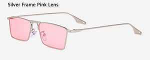 Arrive Metal Sunglasses for Women Men Rectangle Long Legs Popular Dark Glasses Driving Travel Fishing Spectacles