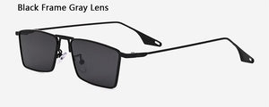 Arrive Metal Sunglasses for Women Men Rectangle Long Legs Popular Dark Glasses Driving Travel Fishing Spectacles