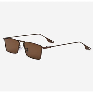 Arrive Metal Sunglasses for Women Men Rectangle Long Legs Popular Dark Glasses Driving Travel Fishing Spectacles