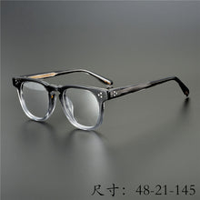 Carica l'immagine nel visualizzatore di Gallery, Arrive Original Limited Edtion Vintage Acetate Eyeglass Frame Dudel Hand Made Women Men Retro Square Design Top-