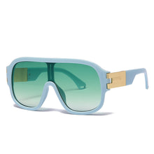 Load image into Gallery viewer, Arrive Oversized Onepiece Sunglasses Gradient Ocean Lens Eye Glasses очки солнечные мужские Leopard Outdoor Sunglasses