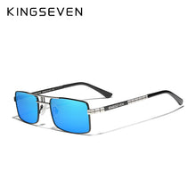 Load image into Gallery viewer, Arrived KINGSEVEN Polarized Sunglasses Stainless Steel Vintage Frame Brand Rectangle Design Driving Fishing Sun glasses N760