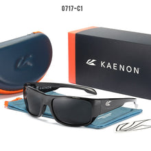 Load image into Gallery viewer, Arrived Kaenon Polarized Sunglasses TR90 frame men Mirrored lens Brand Design Driving Fishing Sun glasses UV400 With case