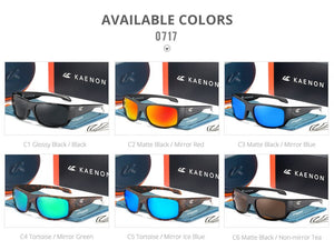 Arrived Kaenon Polarized Sunglasses TR90 frame men Mirrored lens Brand Design Driving Fishing Sun glasses UV400 With case
