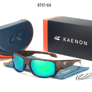 Arrived Kaenon Polarized Sunglasses TR90 frame men Mirrored lens Brand Design Driving Fishing Sun glasses UV400 With case