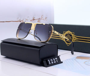 Authentic DITA Golden Frame Men Sunglasses Casual High-Definition Resin Lens Gradient Women Couple Sun Glasses 1227
