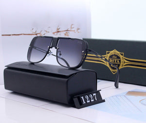 Authentic DITA Golden Frame Men Sunglasses Casual High-Definition Resin Lens Gradient Women Couple Sun Glasses 1227