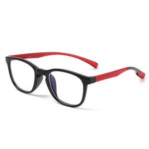 New Baby Anti-blue Light Glasses for Children Soft Frame Goggle Plain Silicone Glasses Kids Eye Fame Eywear Fashion