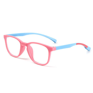 New Baby Anti-blue Light Glasses for Children Soft Frame Goggle Plain Silicone Glasses Kids Eye Fame Eywear Fashion