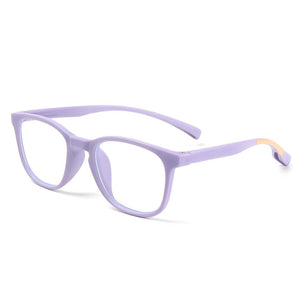 New Baby Anti-blue Light Glasses for Children Soft Frame Goggle Plain Silicone Glasses Kids Eye Fame Eywear Fashion