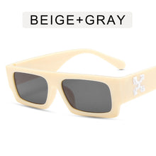 Load image into Gallery viewer, Black/white Rectangle Sunglasses Man Driving Shades Male Sun Glasses Brand Designer Fishing Travel Vintage Oculos De Sol