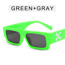 Load image into Gallery viewer, Black/white Rectangle Sunglasses Man Driving Shades Male Sun Glasses Brand Designer Fishing Travel Vintage Oculos De Sol
