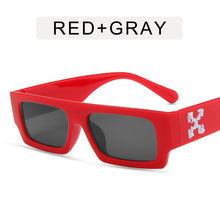 Load image into Gallery viewer, Black/white Rectangle Sunglasses Man Driving Shades Male Sun Glasses Brand Designer Fishing Travel Vintage Oculos De Sol