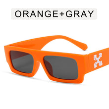 Load image into Gallery viewer, Black/white Rectangle Sunglasses Man Driving Shades Male Sun Glasses Brand Designer Fishing Travel Vintage Oculos De Sol