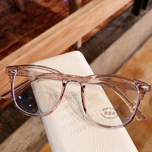 Blue Light Blocking Glasses Frame Oversized Women's Eyeglasses Transparent Computer Anti Blu-Ray Men Spectacles Frames