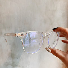 Carica l&#39;immagine nel visualizzatore di Gallery, Blue Light Blocking Glasses Frame Oversized Women&#39;s Eyeglasses Transparent Computer Anti Blu-Ray Men Spectacles Frames