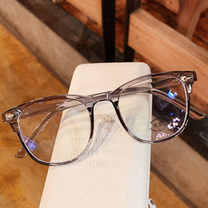 Blue Light Blocking Glasses Frame Oversized Women's Eyeglasses Transparent Computer Anti Blu-Ray Men Spectacles Frames
