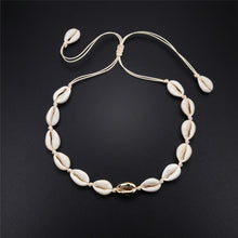 Load image into Gallery viewer, New Boho Shells Neckalce Women Summer Beach Conch Shell Choker Black White Rope Collar Chain Natural Seashell Necklaces Jewelry