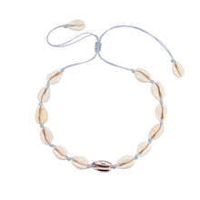 Load image into Gallery viewer, New Boho Shells Neckalce Women Summer Beach Conch Shell Choker Black White Rope Collar Chain Natural Seashell Necklaces Jewelry