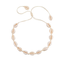 Load image into Gallery viewer, New Boho Shells Neckalce Women Summer Beach Conch Shell Choker Black White Rope Collar Chain Natural Seashell Necklaces Jewelry