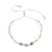 Load image into Gallery viewer, New Boho Shells Neckalce Women Summer Beach Conch Shell Choker Black White Rope Collar Chain Natural Seashell Necklaces Jewelry