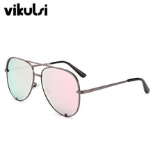 Carica l'immagine nel visualizzatore di Gallery, Occhiali da sole firmati di marca Occhiali da sole pilota oversize da donna per le donne Shades 2022 Lunettes Femme UV400 