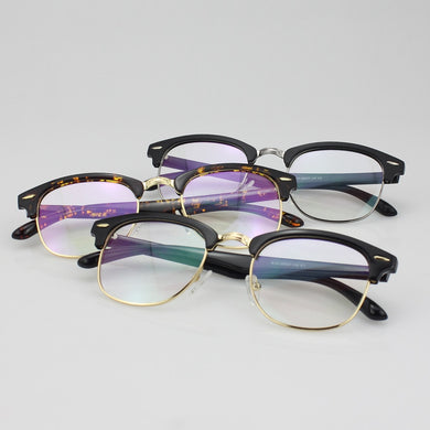 Brand Eyeglasses Frame Men Women Retro Glasses Computer Optical Myopia Eye Glasses Frame  131 (50-27-145)