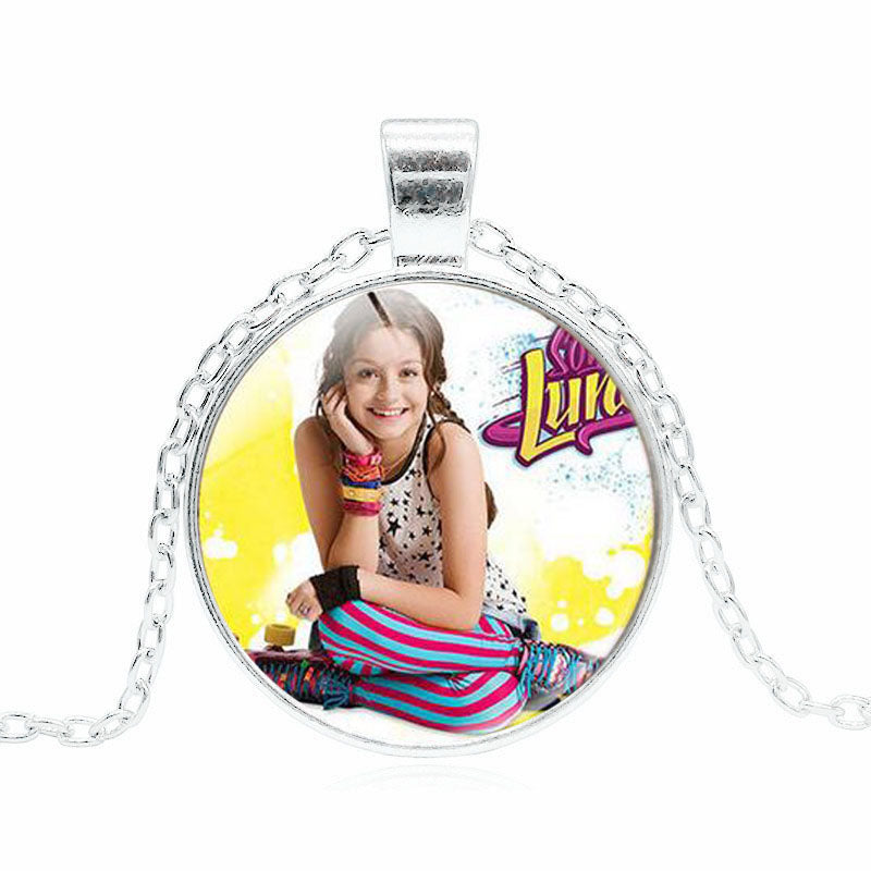 New Brand Soy Luna Necklace Elenco De Soy Luna Pendant Necklace Glass Cabochon Steampunk Dome Jewelry for Women Gift