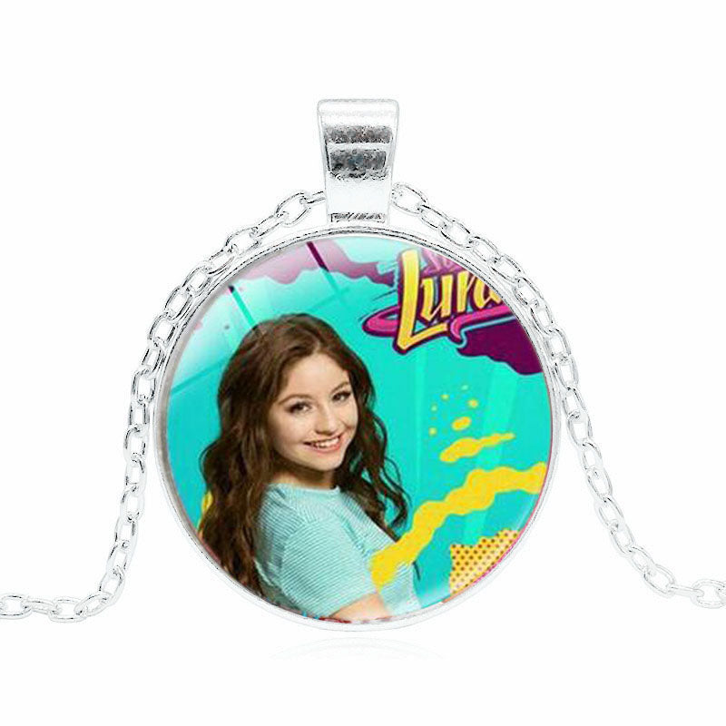 New Brand Soy Luna Necklace Elenco De Soy Luna Pendant Necklace Glass Cabochon Steampunk Dome Jewelry for Women Gift