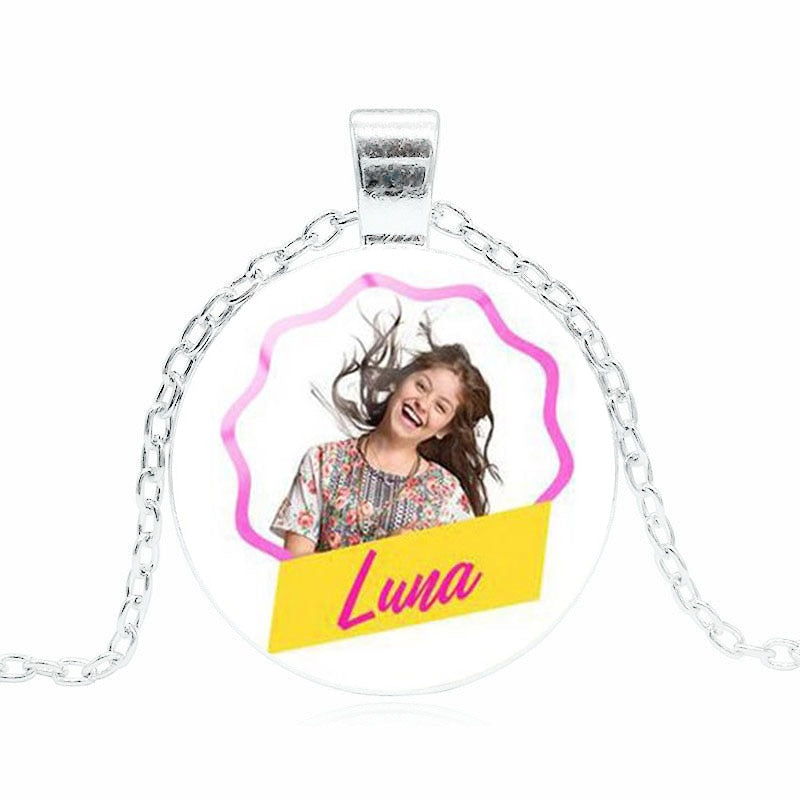 New Brand Soy Luna Necklace Elenco De Soy Luna Pendant Necklace Glass Cabochon Steampunk Dome Jewelry for Women Gift