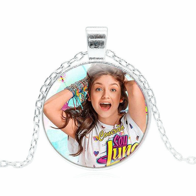 New Brand Soy Luna Necklace Elenco De Soy Luna Pendant Necklace Glass Cabochon Steampunk Dome Jewelry for Women Gift