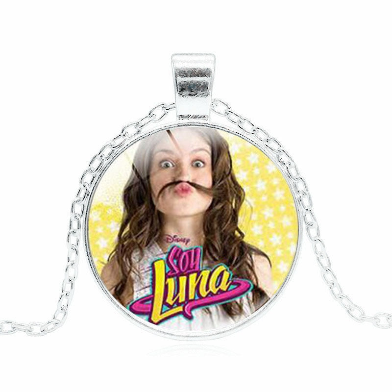 New Brand Soy Luna Necklace Elenco De Soy Luna Pendant Necklace Glass Cabochon Steampunk Dome Jewelry for Women Gift