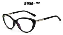 Carica l&#39;immagine nel visualizzatore di Gallery, Occhiali da vista da donna di marca Montatura per occhiali Occhiali da vista Cat Eye Occhiali anti-fatica per computer Occhiali trasparenti Oculos