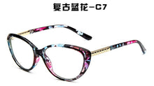 Carica l&#39;immagine nel visualizzatore di Gallery, Occhiali da vista da donna di marca Montatura per occhiali Occhiali da vista Cat Eye Occhiali anti-fatica per computer Occhiali trasparenti Oculos