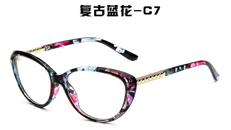 Occhiali da vista da donna di marca Montatura per occhiali Occhiali da vista Cat Eye Occhiali anti-fatica per computer Occhiali trasparenti Oculos