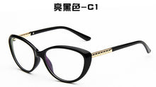 Carica l&#39;immagine nel visualizzatore di Gallery, Occhiali da vista da donna di marca Montatura per occhiali Occhiali da vista Cat Eye Occhiali anti-fatica per computer Occhiali trasparenti Oculos