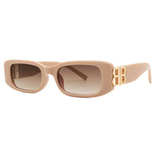 Carica l&#39;immagine nel visualizzatore di Gallery, Brand Women&#39;s Sunglasses BB Classic 2023Men&#39;s Sun glasses UV400 Ins Travel Sports Square Retro Rectangle Sunglasses