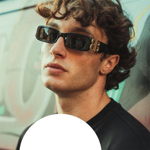 Brand Women's Sunglasses BB Classic 2023Men's Sun glasses UV400 Ins Travel Sports Square Retro Rectangle Sunglasses